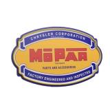 Yellow Mopar Parts Neon Plaque