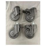 Set of 4 Screw in Swivel Casters 4ï¿½ Wheels