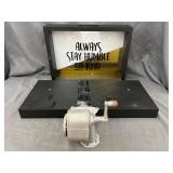 Humble & Kind Sign, Wall Shelf, & Pencil Sharpener