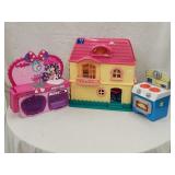 (3)pcs Kids Toy Lot Including Minnie Mouse