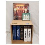 Book Lot w/ Frank Llyod & Bible on Cassettes