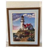 'Coastal Retreat' Canvas Embroidery Wall Art