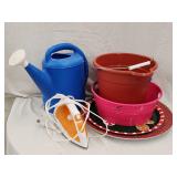(6)pc Home Goods Lot Including Christmas Platters