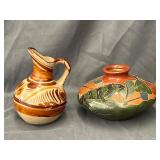 Central America Vase & Mexican Pitcher (Ceramic)