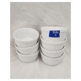 (7)pc Crate & Barrel Ceramic Dishes 2'Hx4.25'D