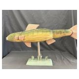 Wooden Fish Sculpture