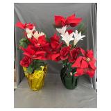 2 Artificial Holiday Bouquets- 24'