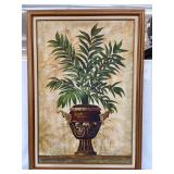 Canvas Print Tropical Plant in Urn by R. Wilcox