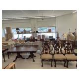 Harper Traditional Cherry Wood  7-Piece Dining Set
