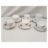 Teacups/Saucers Including Bone China