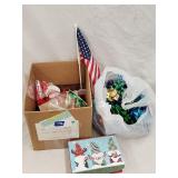 Gift Wrapping Items & American Flag