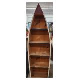 Wood Nautical Themed Boat Bookcase