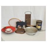 Vintage Home Goods Lot Including 'Florida Sparkle'