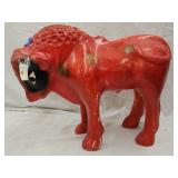 Folk Art Style Ceramic Bull Bank 'Mexico'