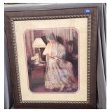 Home Interiors Woman Sewing Micarelli 27'x 31'