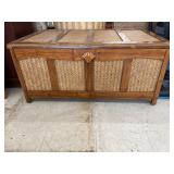 Wicker & Wood Trunk-40x26x18.5'