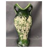 McCoy Starburst Pattern Green Vase