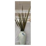 Ceramic Vase 18'H w/Floral Arrangement