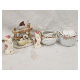 (5)pc Vintage Ceramic Lot Including Nippon