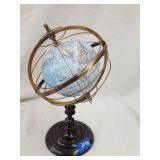 Vintage-Style Terrestrial Armillary Sphere 12'H