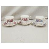 Queen Anne Bone China Tea Cup/Saucer Sets