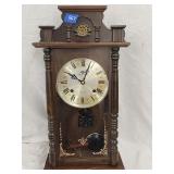 Takeda 30-day Wood Wall Clock 23'H
