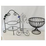 (3) Pc Metal Display Pieces