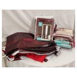 Various Sizes of Red Curtains