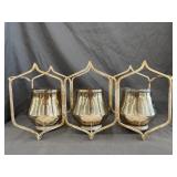 Metal and Glass Centerpiece Candleholder