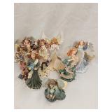 (5) Charming Angels & (3)Boyds Bears 8'-3.5'H