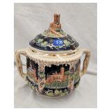Marked Marzi & Remy German Stoneware Punch Bowl