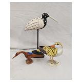 (3)pc Wooden Birds