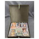 Victorian Set of 6 Doll Christmas Ornaments