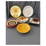 Decorative Dinnerware Plates & Bowl