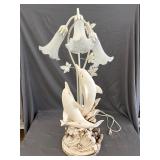 Ceramic Sculpted Table Lamp