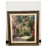 'The Interior of the Palm House' Framed Print
