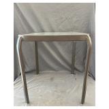 18' Tall Glass Top Patio Side Table