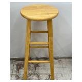 Tall Wooden Bar Stool 29.25'