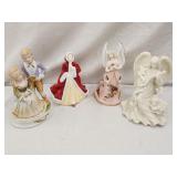 (4) Pc Figurine Lot Including Royal Doulton