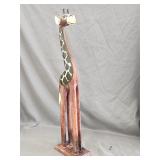 Wooden Giraffe 24'Hx6'×3.25'