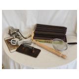 Kitchenware Lot Including Economy Grinder