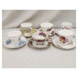 Teacups/Saucers Including Bone China