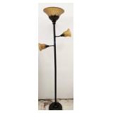 Working 3 Light Floor Lamp 71'H