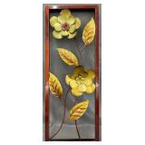 3-D Metal Flower Wall Art- 12x31'