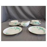 Sango Caprice Teacups, Saucers, Plates, Creamer