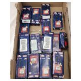 (22)New Keyed Abus Locks Various Colors