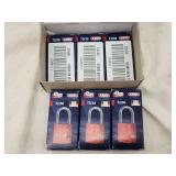 (6)NIB Abus Lockout Padlock: Keyed Aluminum