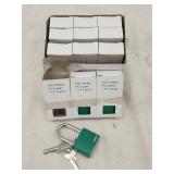 (12)NIB Abus Lockout Padlock Keyed