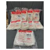 Class 100(ISO 5) 12' Vinyl Gloves XL- 9 100PK Bags