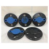 Metal Pipe Flange: 3/4', Blind- 5 PC
